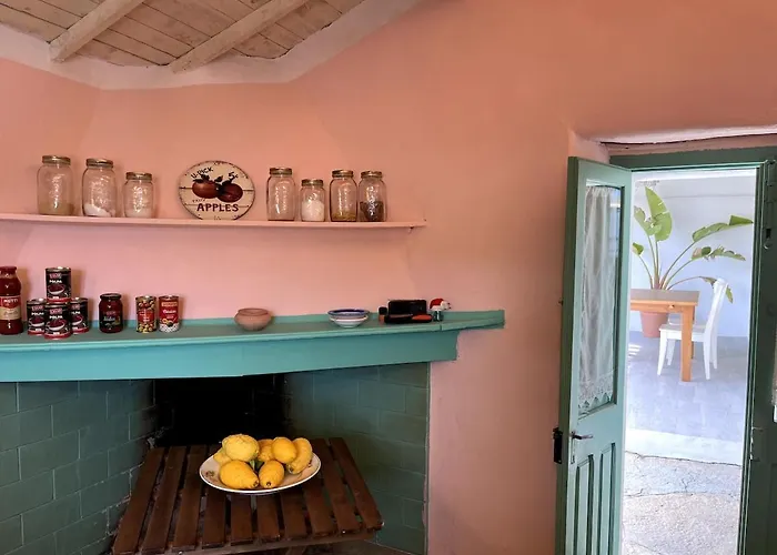 度假居 Domu Antiga Collinas Encantadora Casa Sarda Con Patio Privado-Hasta 5 Huespedes Collinas